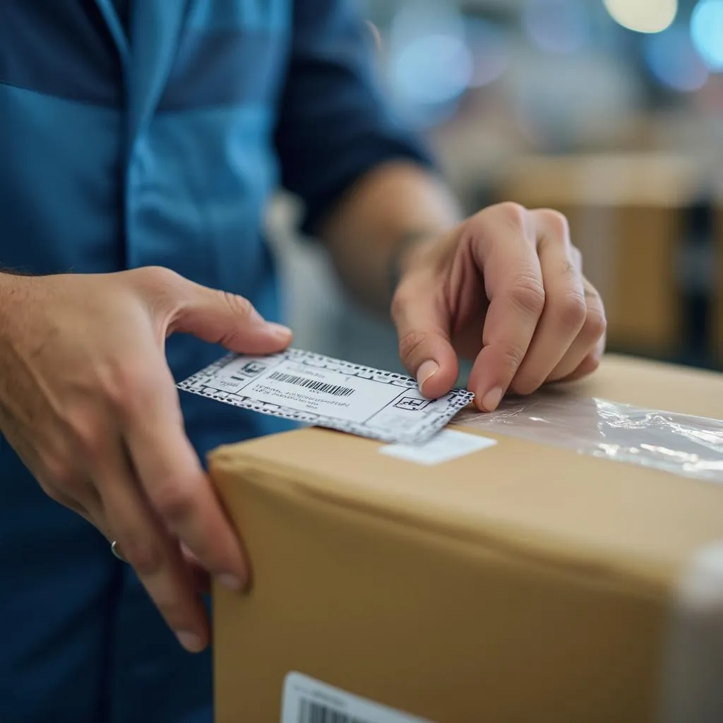 Secure storage facility for lost parcels
